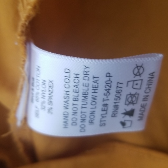 Strut & Bolt Golden One Shoulder Stylish Ruffle Top - Picture 7 of 7